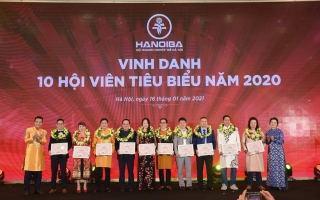 Top 10 excellent membership of HanoiBA 2020